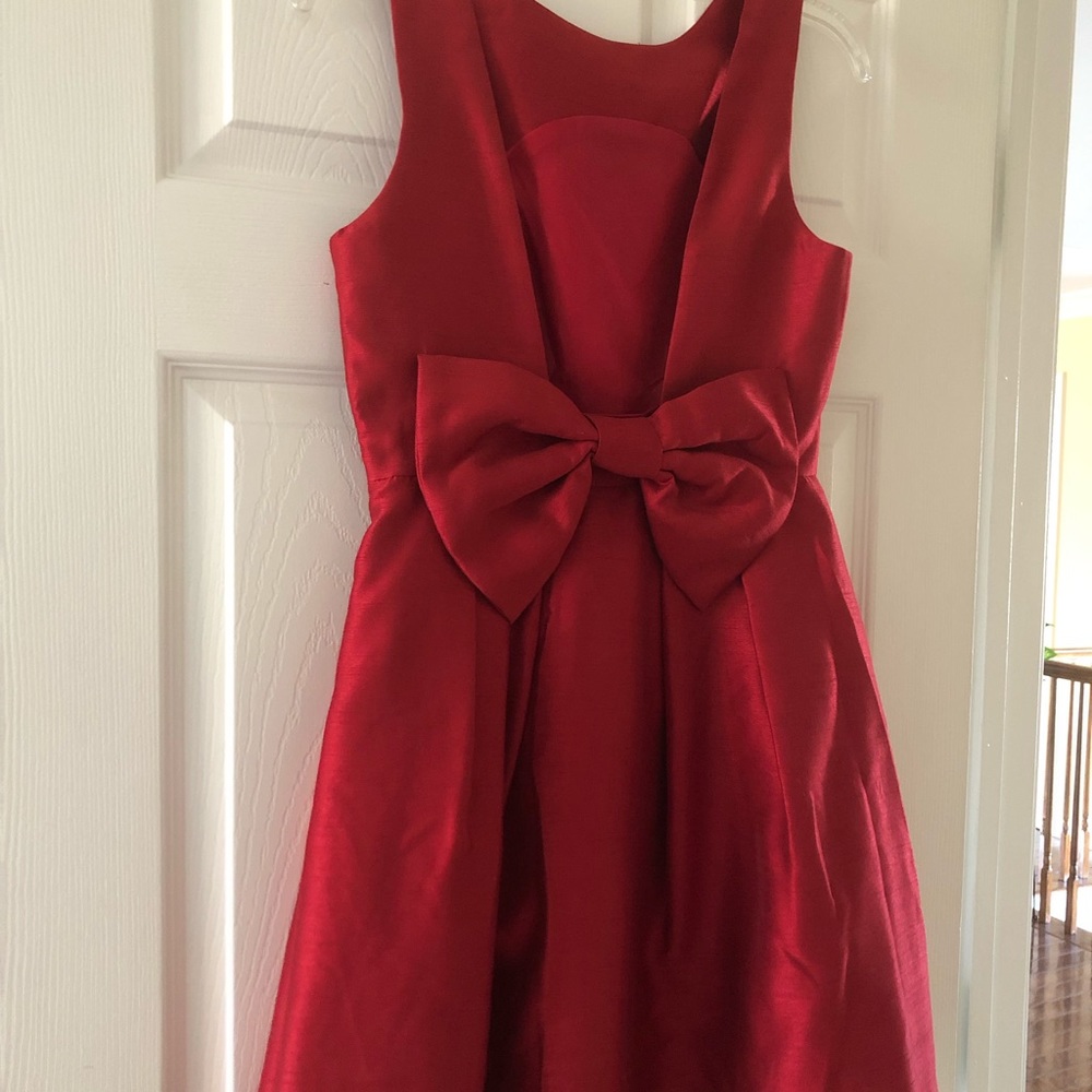 Red bow dress